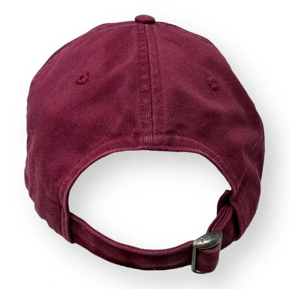 Polo Ralph Lauren Hat Mens OS Burgundy Maroon Colgate University Baseball Cap - Picture 5 of 8